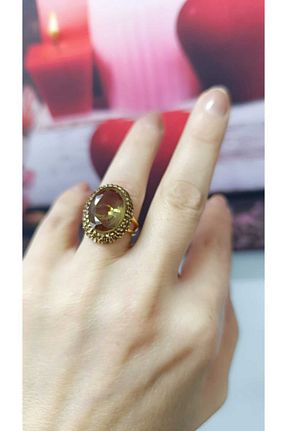 انگشتر نقره طلائی زنانه 925 عیار Silver - کد 864425912