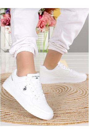 کفش اسنیکر سفید مردانه بند دار U.S. Polo Assn. - کد 898959858