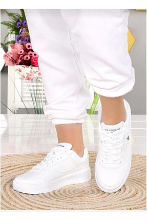 کفش اسنیکر سفید مردانه بند دار U.S. Polo Assn. - کد 898959858
