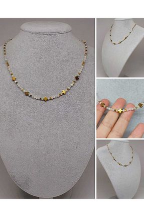گردنبند جواهر رنگی زنانه Yasamtohumu - کد 898981342