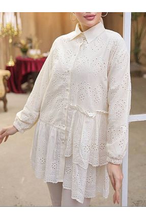 پیراهن بژ زنانه رگولار Modamorfo - کد 898994513