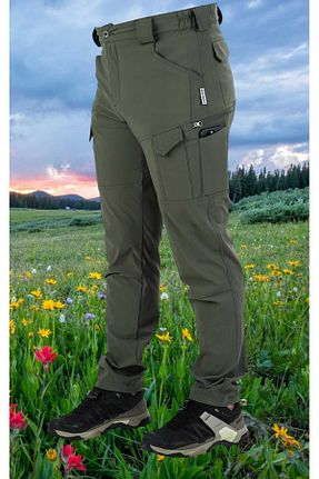 شلوار خاکی مردانه لیکرا SNOWMOUNT - کد 893490299