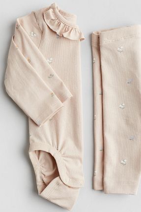 بادی بژ بچه گانه یقه دوچرخه H&M - کد 898092710