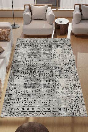 فرش طوسی زیره ضد لغزش Charmbi - کد 899030800