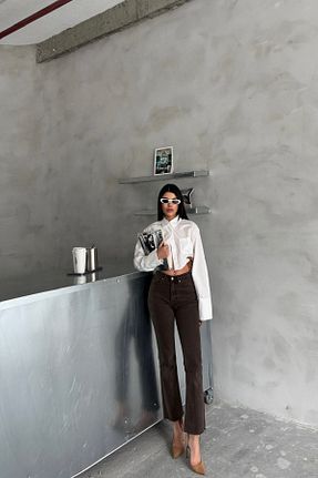 پیراهن سفید زنانه اورسایز MAGGAZA - کد 885931032