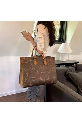 کیف دوشی قهوه ای زنانه چرم مصنوعی ARONA - کد 899157204