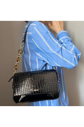 کیف دوشی مشکی زنانه Butik - کد 899046337