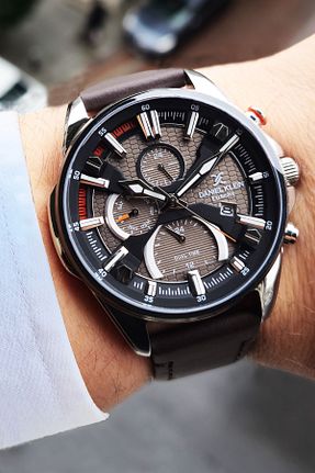 ساعت مچی قهوه ای مردانه 41-45 میلی متر Daniel Klein - کد 898993289