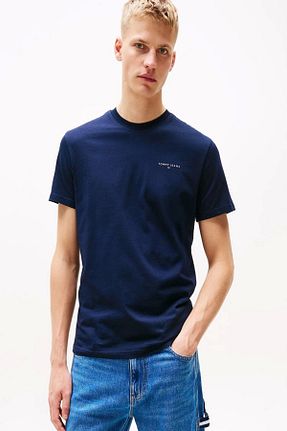 تیشرت سرمه ای مردانه رگولار Tommy Hilfiger - کد 884175223