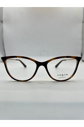 عینک محافظ نور آبی قهوه ای زنانه 54 Vogue - کد 899092635