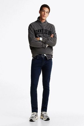شلوار جین سرمه ای مردانه پاچه تنگ Tommy Hilfiger - کد 896510971