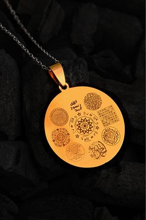 گردنبند استیل ( فولاد ) زرد استیل (فولاد) OSMANLI GÜMÜŞ - کد 893771238