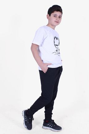 ست بالاتنه و پائین تنه سفید بچه گانه بافت FYK KİDS - کد 275666216