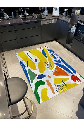فرش رنگی قابل شستشو Rugs Modern Halı - کد 899103149