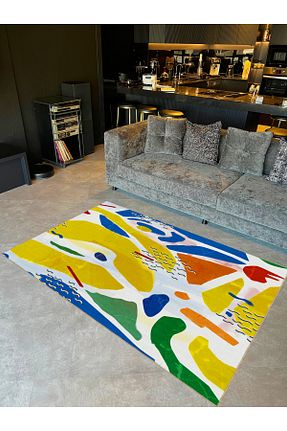 فرش رنگی قابل شستشو Rugs Modern Halı - کد 899103149