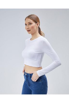 بادی سفید زنانه یقه دوچرخه Virago - کد 897824991