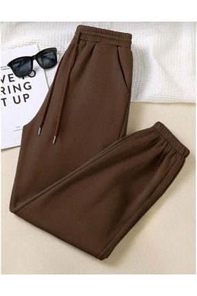 شلوار کرمگن قهوه ای زنانه اسلیم فیت Butik - کد 887166106