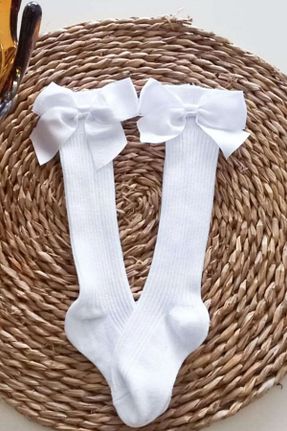 جوراب سفید بچه گانه پشمی aysskids - کد 894541716