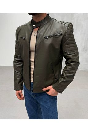 کاپشن خاکی مردانه رگولار SCSARVİN - کد 899109690