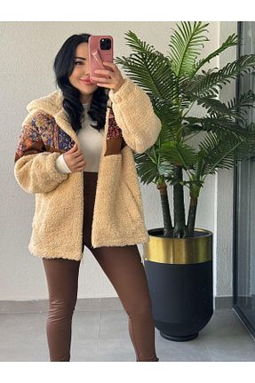 کاپشن بژ زنانه رگولار BASKA GİYİM - کد 899136780