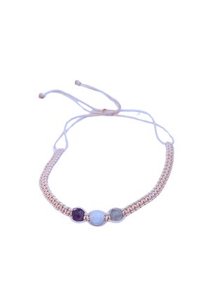 دستبند جواهر زنانه سنگ طبیعی Lugus Dizayn - کد 899131005