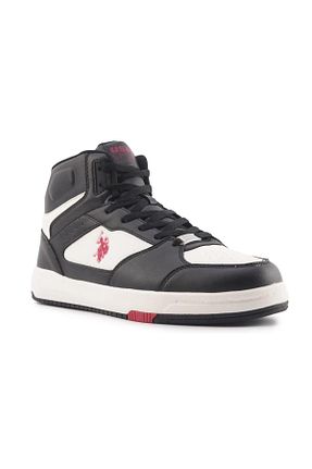 کفش اسنیکر مشکی مردانه بند دار U.S. Polo Assn. - کد 768889420