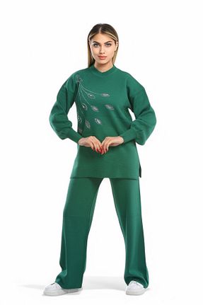 ست بالاتنه و پائین تنه حجاب سبز زنانه رگولار NEWCO - کد 899144906