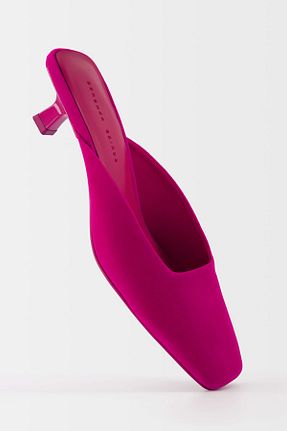 کفش پاشنه بلند کلاسیک بنفش زنانه پلی استر Bershka - کد 899141458
