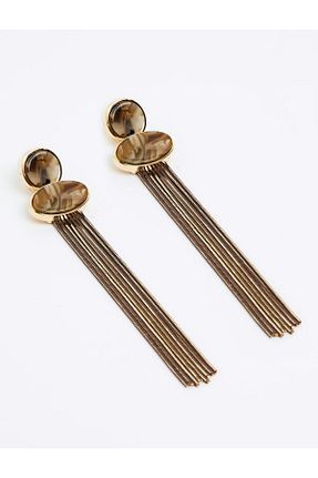 گوشواره جواهر رنگی فلزی Jimmy Key - کد 899146856