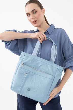 کیف دوشی آبی زنانه United Colors of Benetton - کد 899153559