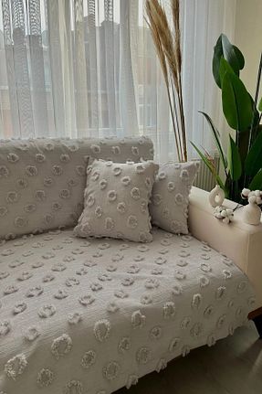 کاور مبل طوسی پنبه ای mis home ev tekstil - کد 899932894