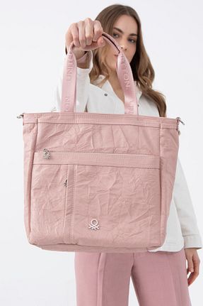 کیف دوشی صورتی زنانه United Colors of Benetton - کد 899154962