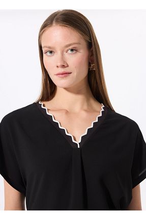 تیشرت مشکی زنانه رگولار FABRIKA COMFORT - کد 899158569