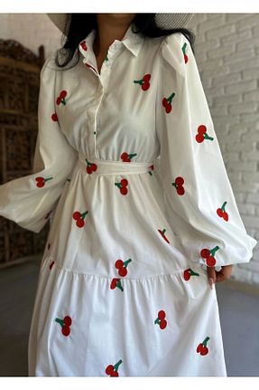 لباس سفید زنانه بافتنی moneta boutique - کد 833360803
