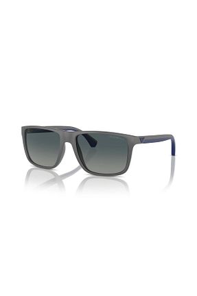 عینک آفتابی طوسی مردانه 56 Emporio Armani - کد 824324796