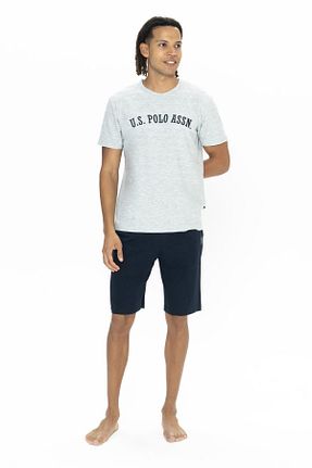 ست لباس راحتی خاکی مردانه پنبه ای U.S. Polo Assn. - کد 899163596
