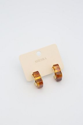 گوشواره استیل (فولاد) قهوه ای زنانه استیل (فولاد) Vaguet - کد 899174313
