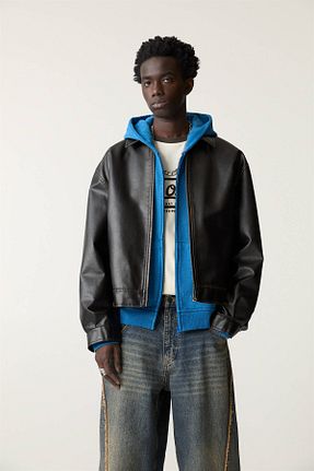 کت قهوه ای مردانه Boxy Pull & Bear - کد 899202281
