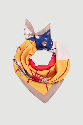 دستمال گردن قهوه ای زنانه Gusto - کد 899200415