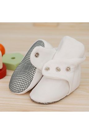 بوت خانگی سفید بچه گانه پارچه ای Ella Bonna - کد 80174114
