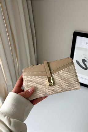 کیف پول قهوه ای زنانه ابعاد بزرگ Yuka Atelier - کد 899215895