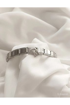دستبند استیل (فولاد) متالیک زنانه استیل (فولاد) bijoux uniques - کد 899212981