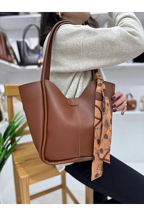 کیف دوشی قهوه ای زنانه چرم مصنوعی ElifSavaş - کد 889712654