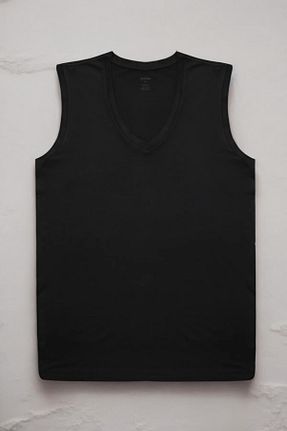 تیشرت مشکی مردانه یقه هفت Eros - کد 899223774
