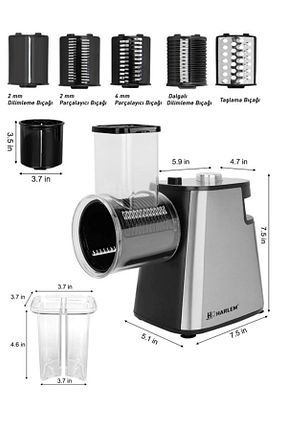 خردکن و رنده طوسی 1501 - 2200 Watt HARLEM - کد 899161894