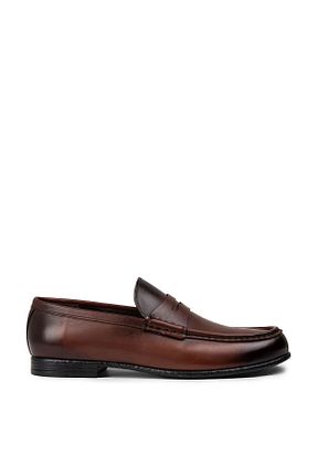 کفش لوفر متالیک مردانه چرم خالص Deery - کد 822412748