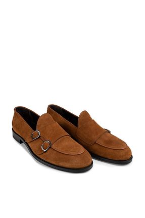 کفش لوفر قهوه ای مردانه جیر Deery - کد 152095693