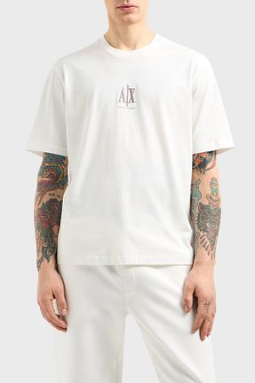 تیشرت سفید مردانه رگولار Armani Exchange - کد 900040725