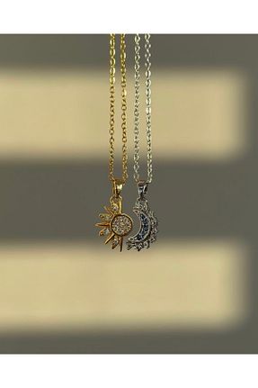 گردنبند استیل ( فولاد ) طلائی استیل ضد زنگ ArtBDesign - کد 899242156