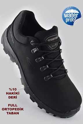 کفش بیرون مشکی مردانه چرم اصل Scooter - کد 455119026